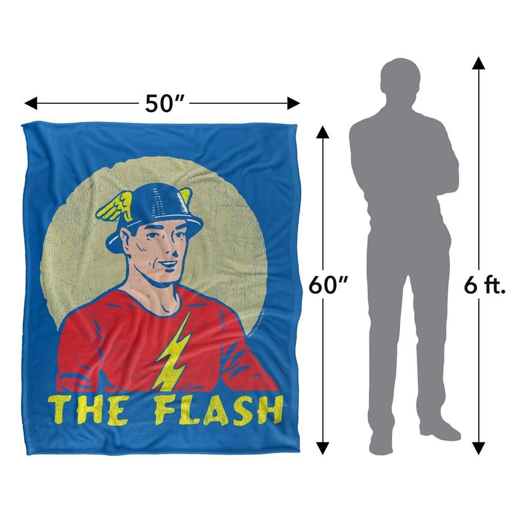 Multicoloured Faded - Pack Shot - The Flash Soft Circle Blanket