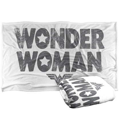 Multicoloured - Back - Wonder Woman Star Logo Blanket