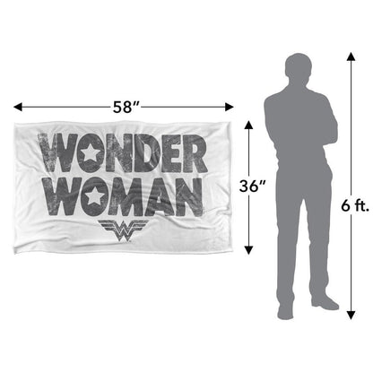 Multicoloured - Close up - Wonder Woman Star Logo Blanket