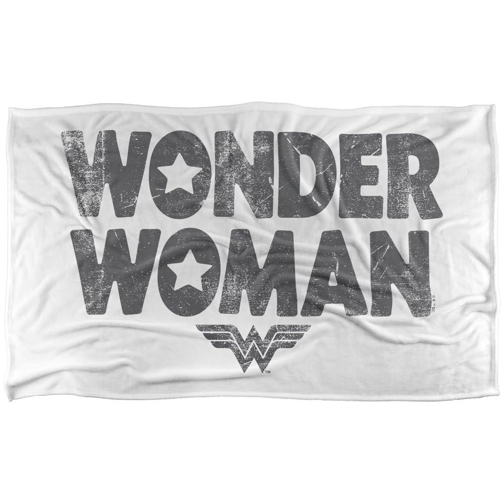 Multicoloured - Front - Wonder Woman Star Logo Blanket