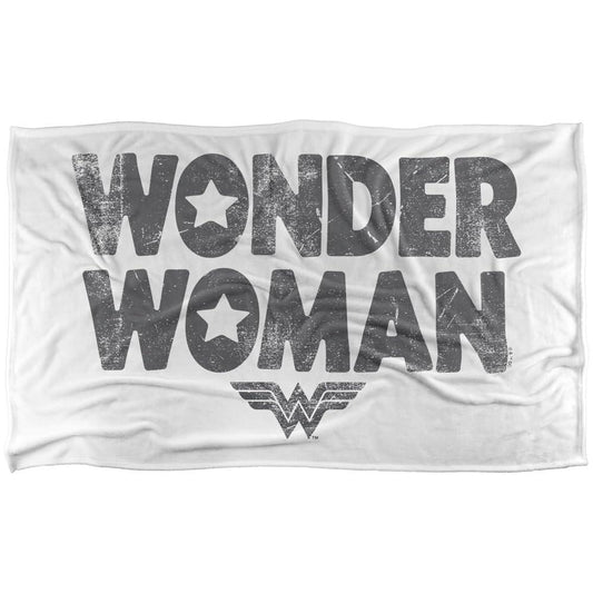Multicoloured - Front - Wonder Woman Star Logo Blanket