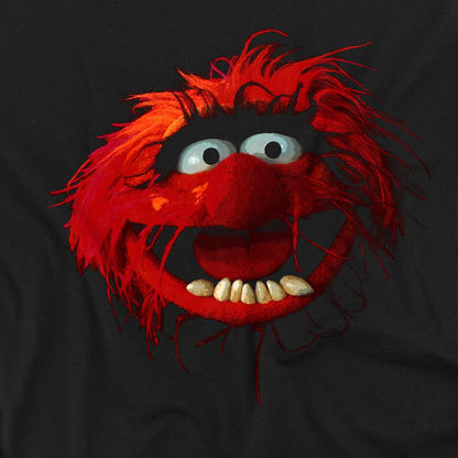 Black - Side - The Muppets Unisex Adult Animal Face Long-Sleeved T-Shirt