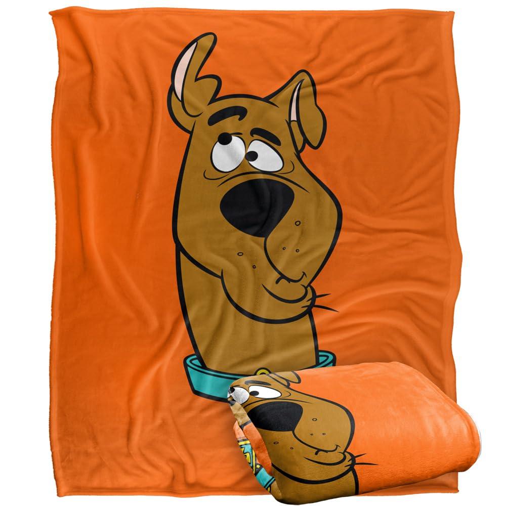 Multicoloured - Back - Scooby Doo Face Scooby Doo Throw