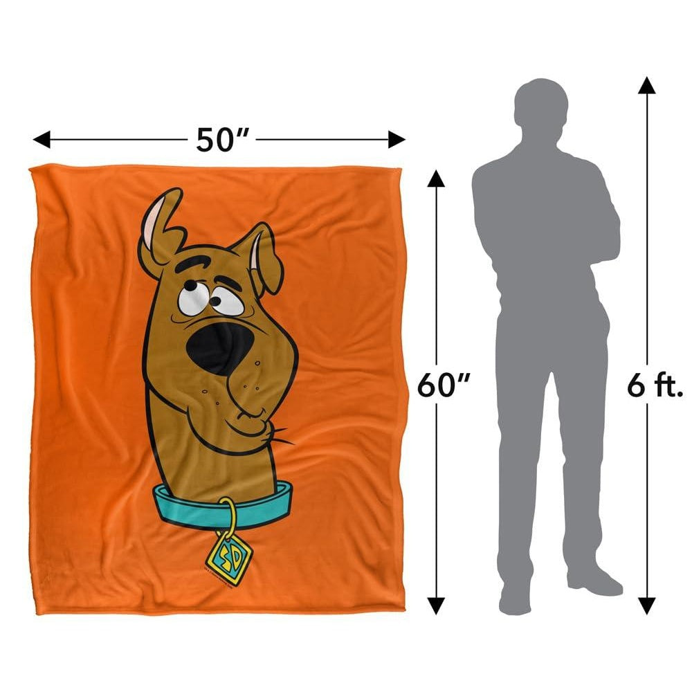 Multicoloured - Close up - Scooby Doo Face Scooby Doo Throw