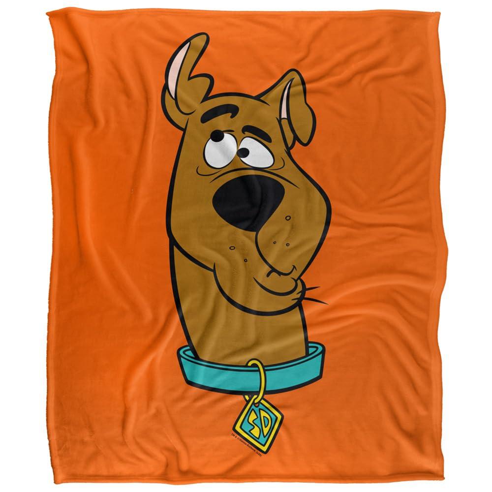 Multicoloured - Front - Scooby Doo Face Scooby Doo Throw