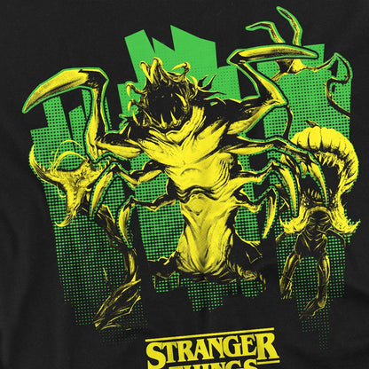 Black - Side - Stranger Things: Tales from ´85 Unisex Adult Monster Plants Long-Sleeved T-Shirt