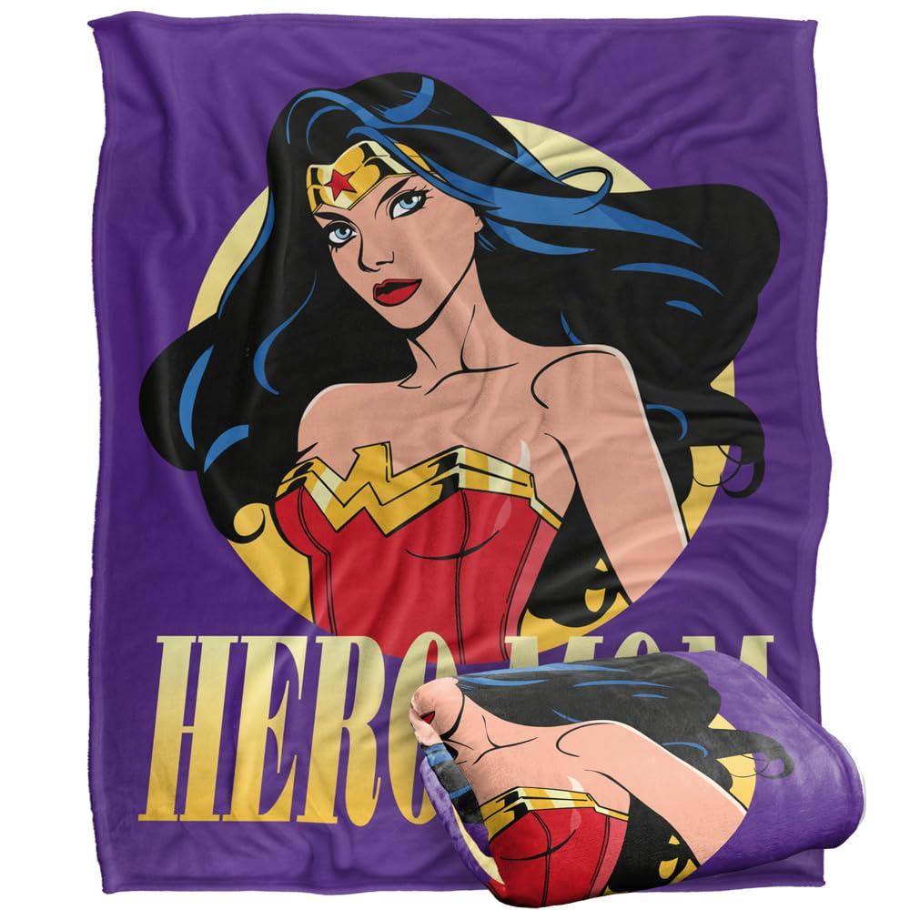 Multicoloured - Back - Wonder Woman Hero Blanket
