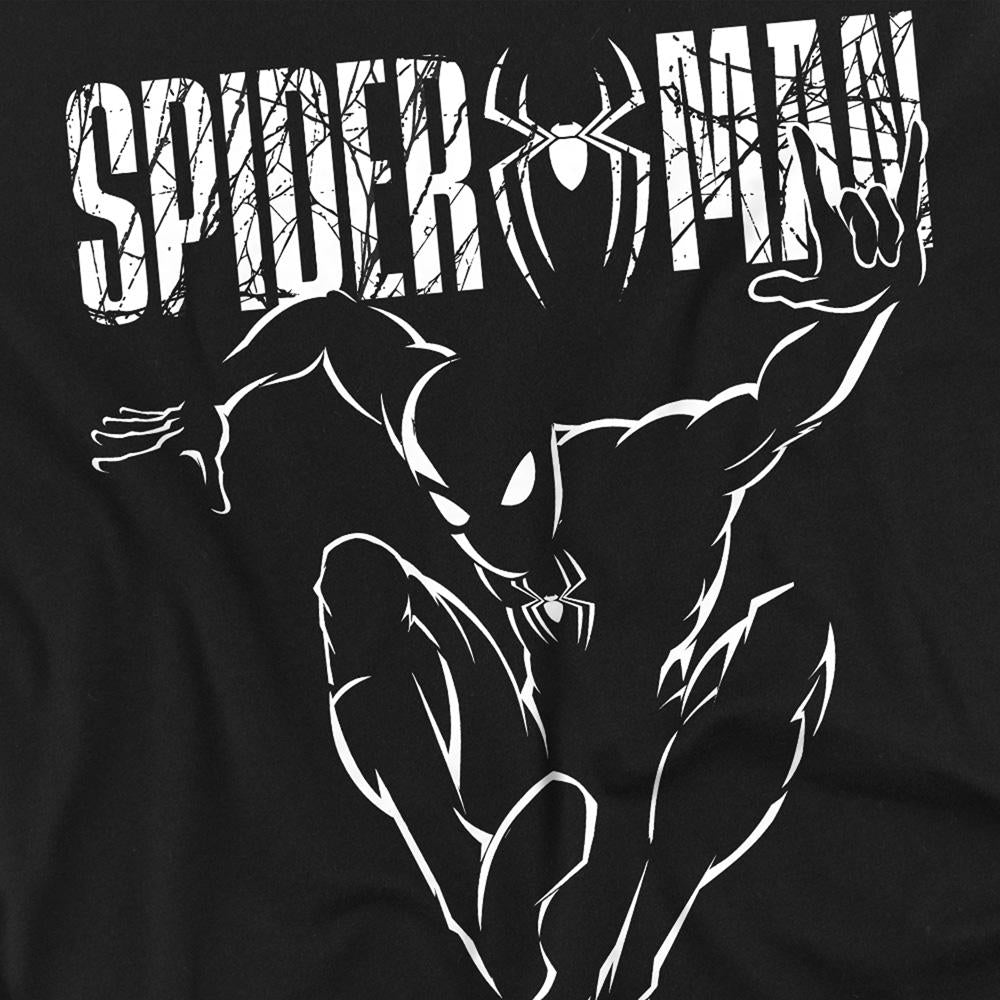 Black - Side - Spider-Man: Brand New Day Unisex Adult Silhouette Long-Sleeved T-Shirt