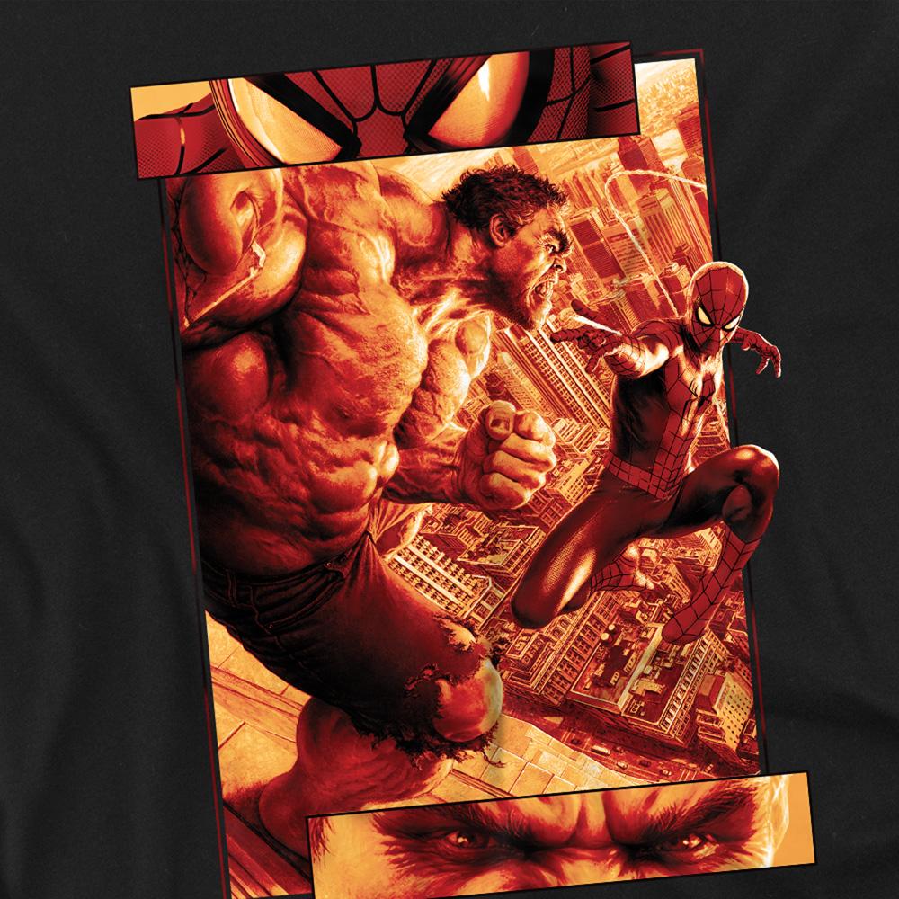 Black - Side - Spider-Man: Brand New Day Unisex Adult Hulk Parker Fight Long-Sleeved T-Shirt