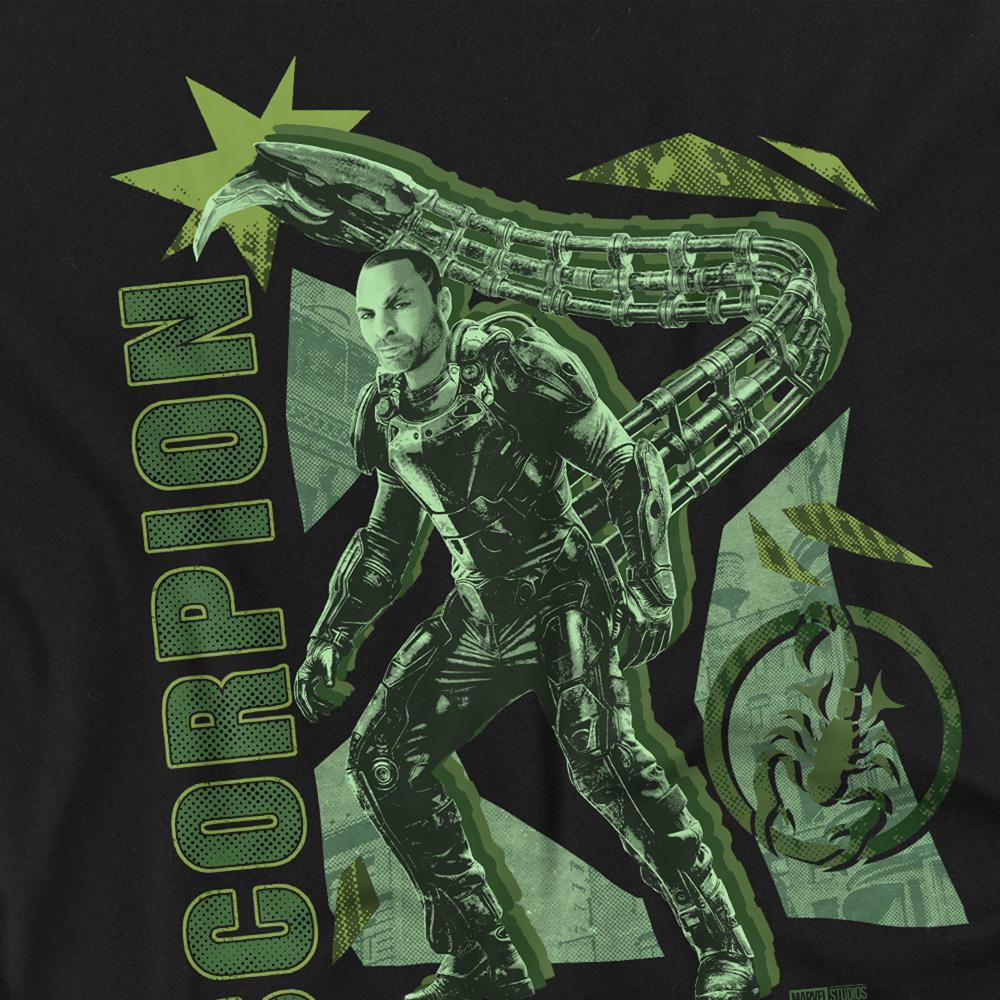 Black - Side - Spider-Man: Brand New Day Unisex Adult Villain Scorpion Long-Sleeved T-Shirt