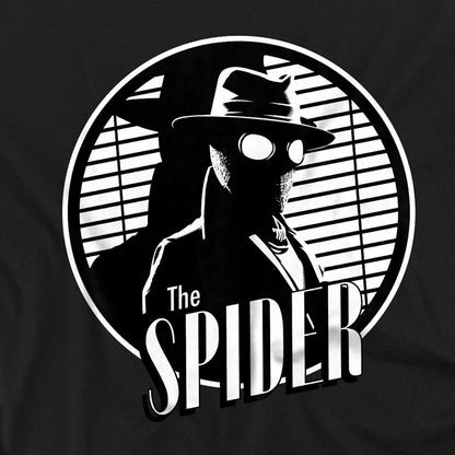Black - Side - Spider-Noir Unisex Adult Spotlight Long-Sleeved T-Shirt