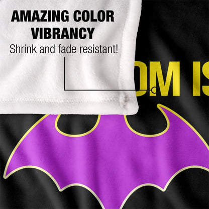 Multicoloured - Lifestyle - DC Brave As Batgirl Silky Mothers Day Throw