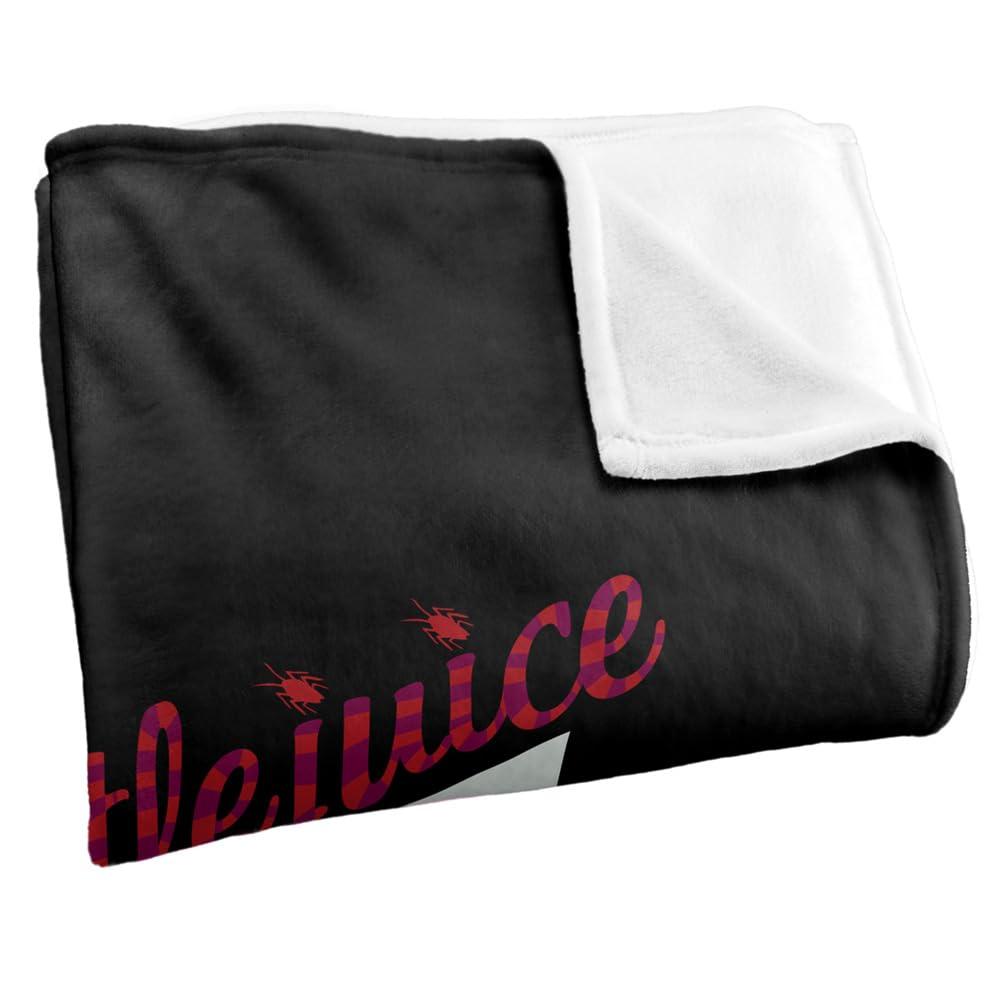 Multicoloured - Side - Beetlejuice Silky Wedding Bells Blanket