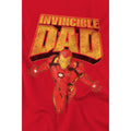 Red - Lifestyle - Iron Man Mens Invincible Dad Flying Fathers Day T-Shirt