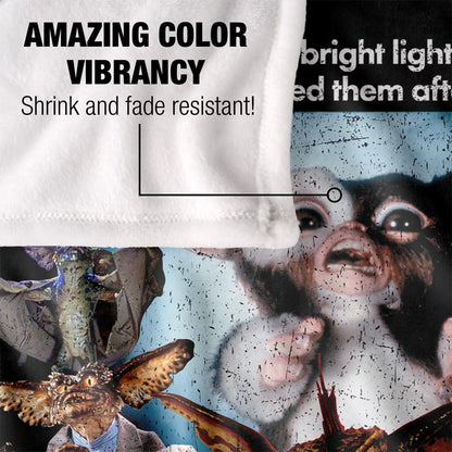 Multicoloured - Lifestyle - Gremlins Movie Poster Mogwai Blanket