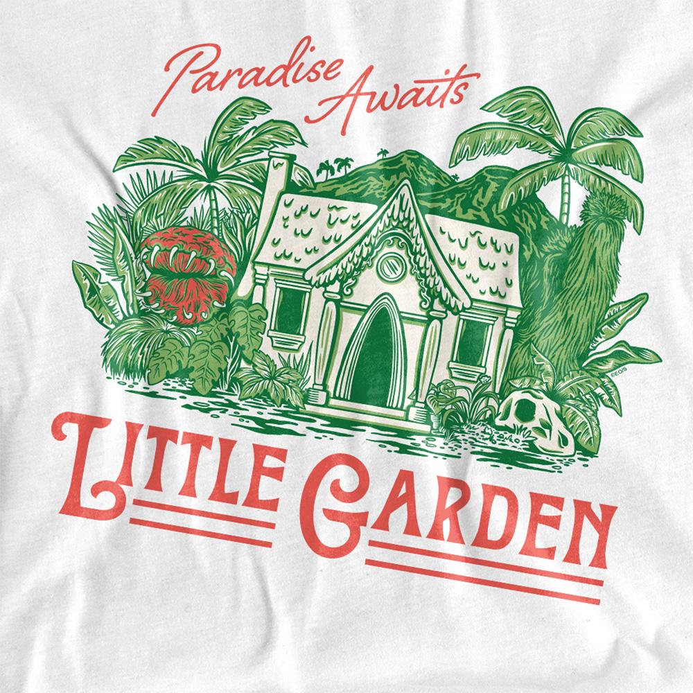 White - Side - One Piece Unisex Adult House Of Wax Little Garden T-Shirt