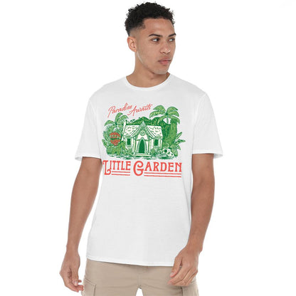 White - Lifestyle - One Piece Unisex Adult House Of Wax Little Garden T-Shirt