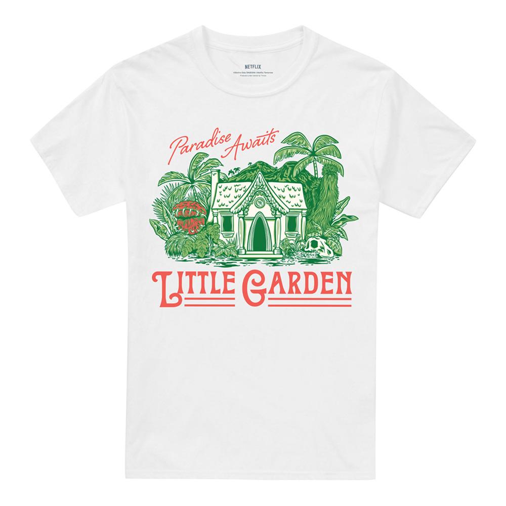 White - Front - One Piece Unisex Adult House Of Wax Little Garden T-Shirt