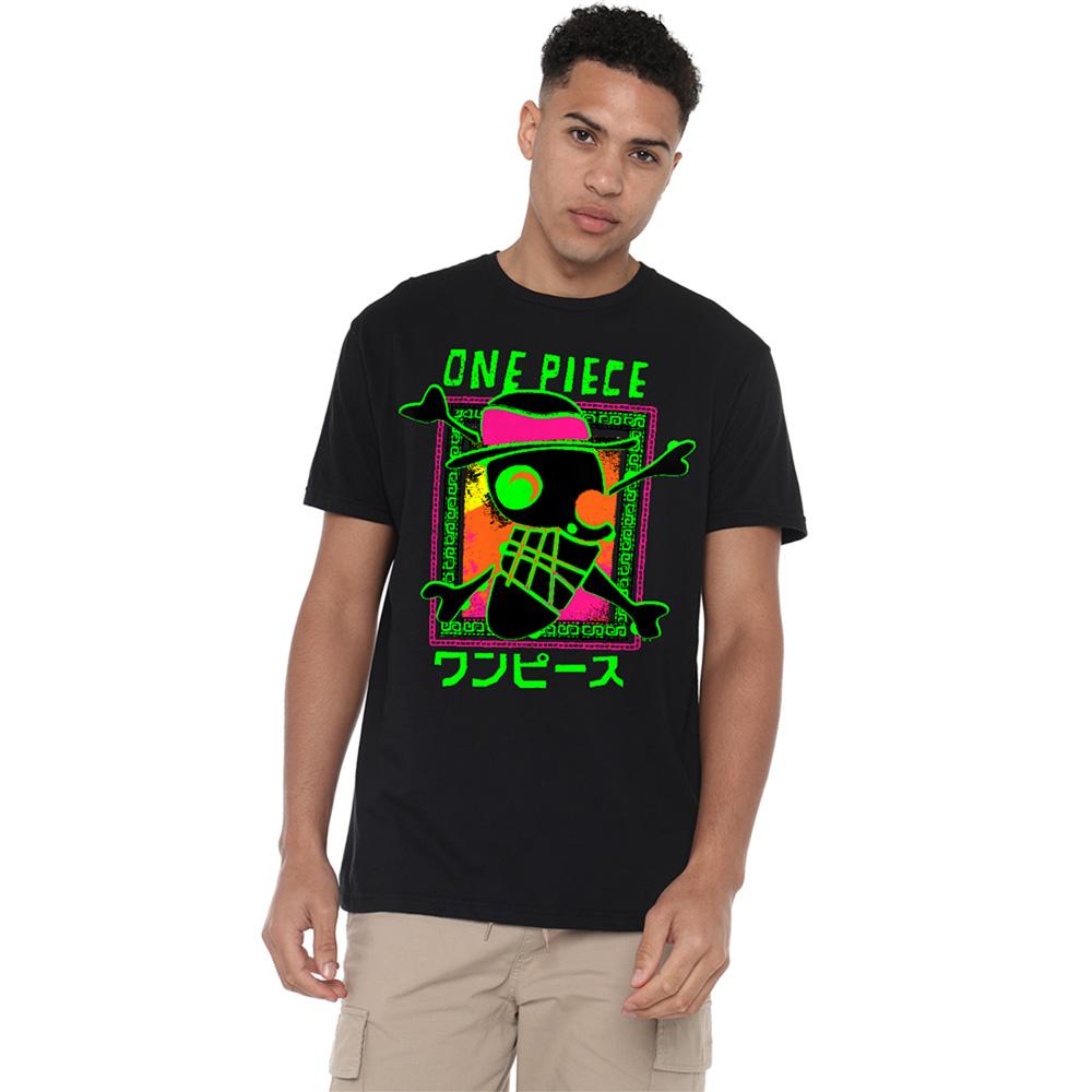 Black - Lifestyle - One Piece Unisex Adult Abstract Logo T-Shirt