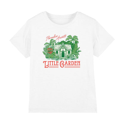 White - Front - One Piece Childrens-Kids House Of Wax Little Garden T-Shirt