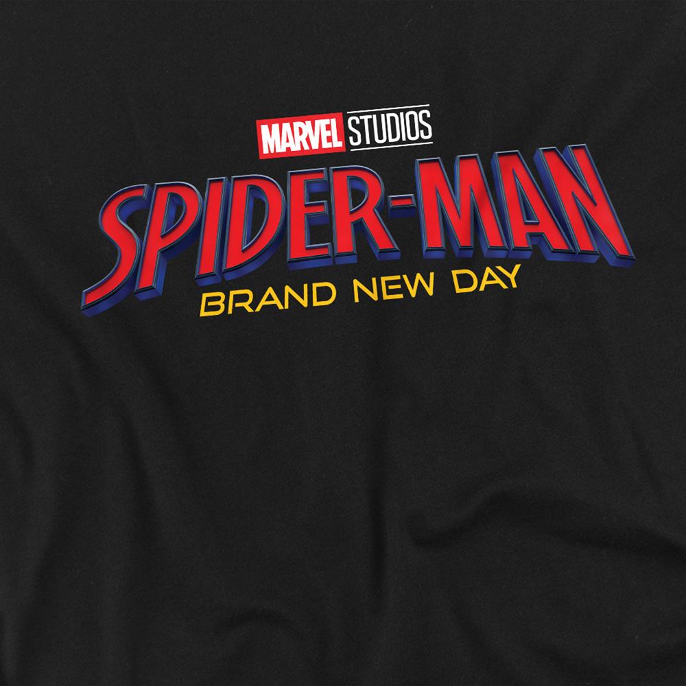 Black - Side - Spider-Man: Brand New Day Unisex Adult Logo Long-Sleeved T-Shirt