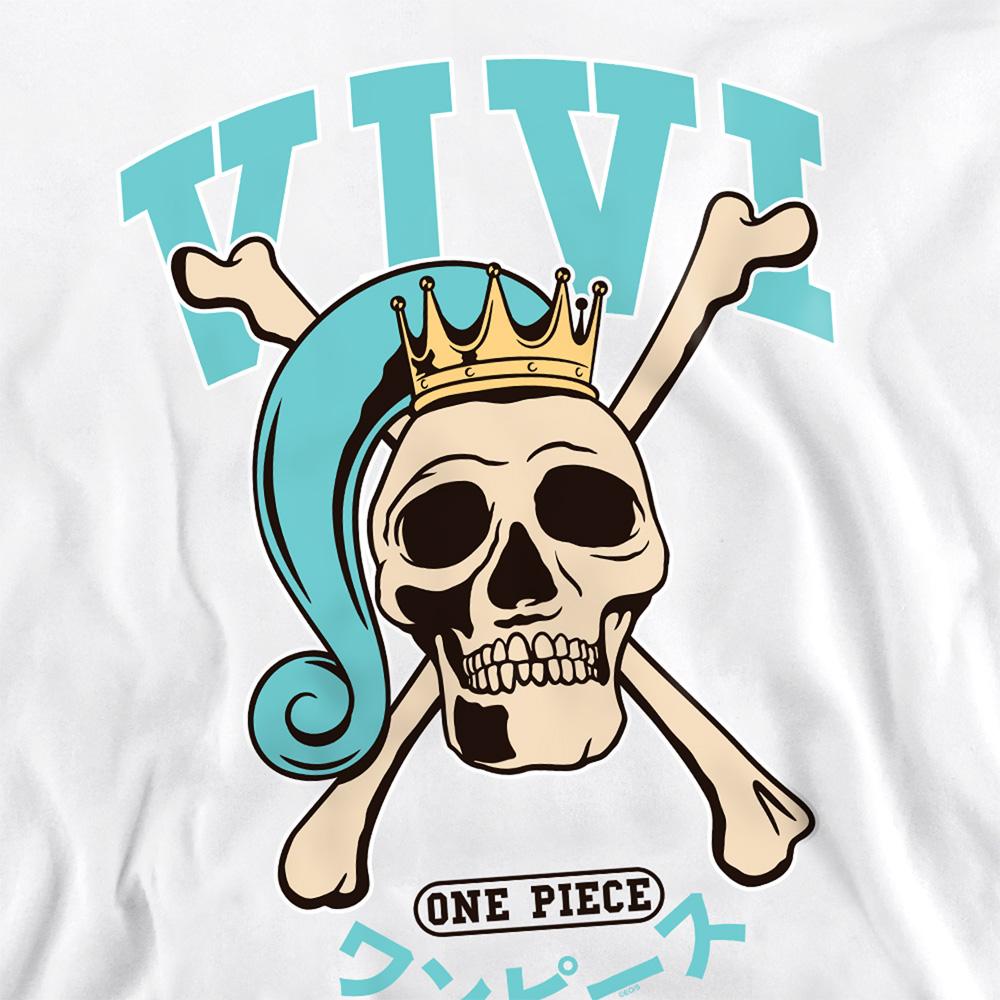 White - Side - One Piece Unisex Adult Vivi Skull Sweatshirt