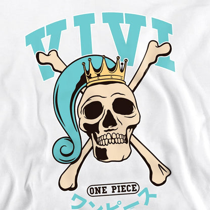 White - Side - One Piece Unisex Adult Vivi Skull Sweatshirt