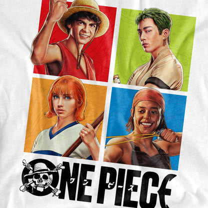 White - Side - One Piece Childrens-Kids Map T-Shirt