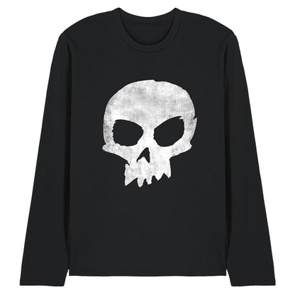 Black - Front - Toy Story Unisex Adult Sid´s Skull Long-Sleeved T-Shirt