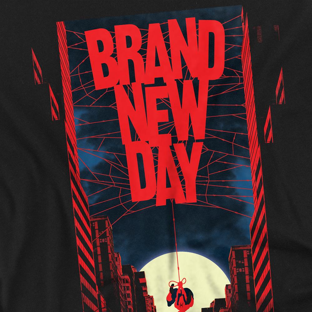 Black - Side - Spider-Man: Brand New Day Unisex Adult New York Hero Long-Sleeved T-Shirt