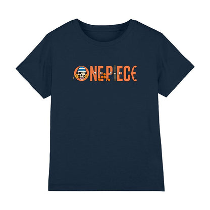 Navy - Front - One Piece Childrens-Kids Nami T-Shirt