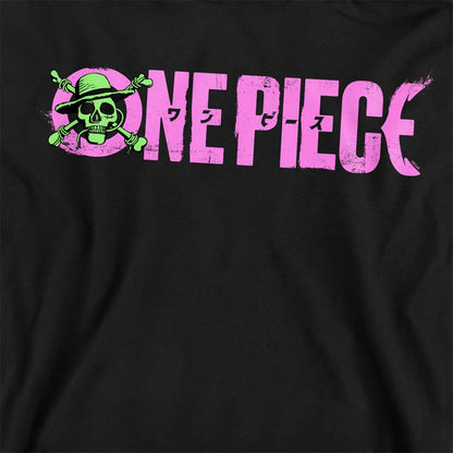 Black - Side - One Piece Unisex Adult Luffy Sweatshirt