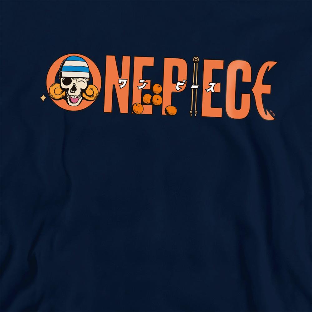 Navy - Side - One Piece Childrens-Kids Nami Pullover Hoodie