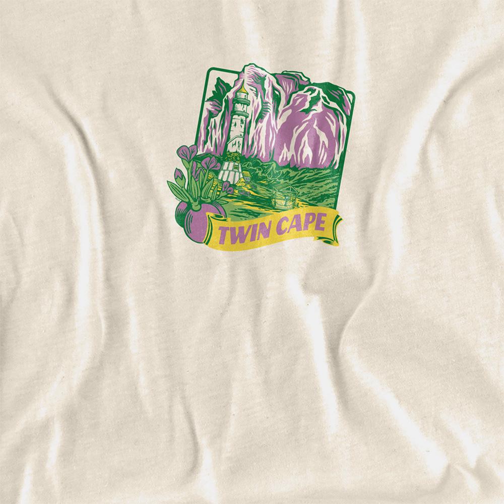Natural - Side - One Piece Childrens-Kids Lighthouse T-Shirt