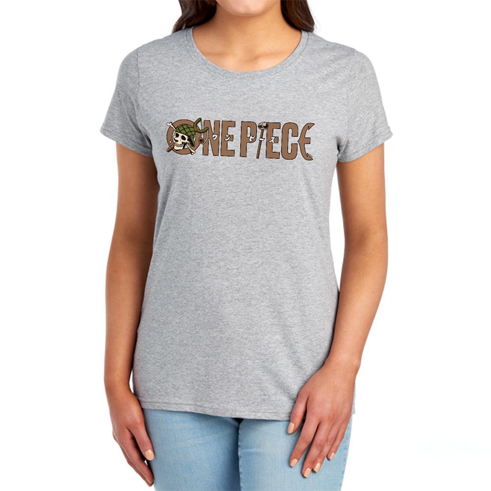 Athletic Heather - Lifestyle - One Piece Womens-Ladies Usopp Logo Fitted T-Shirt