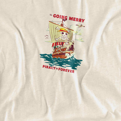 Natural - Side - One Piece Childrens-Kids Going Merry Poster T-Shirt