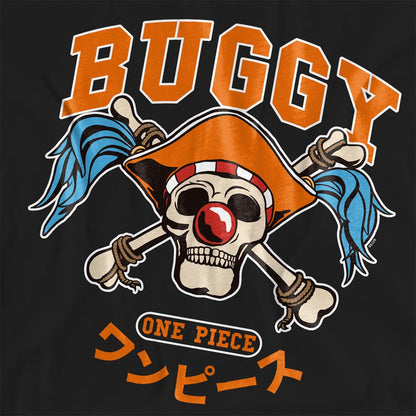 Black - Side - One Piece Womens-Ladies Buggy Skull T-Shirt