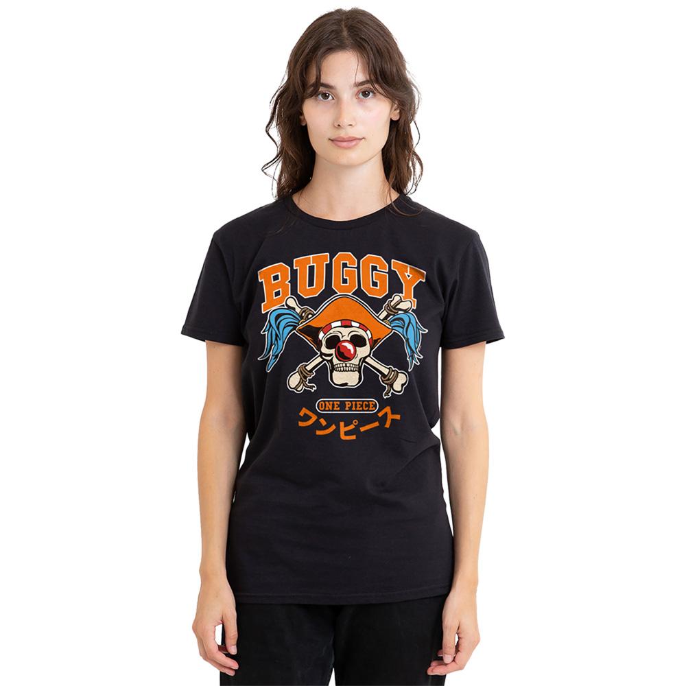 Black - Lifestyle - One Piece Womens-Ladies Buggy Skull T-Shirt