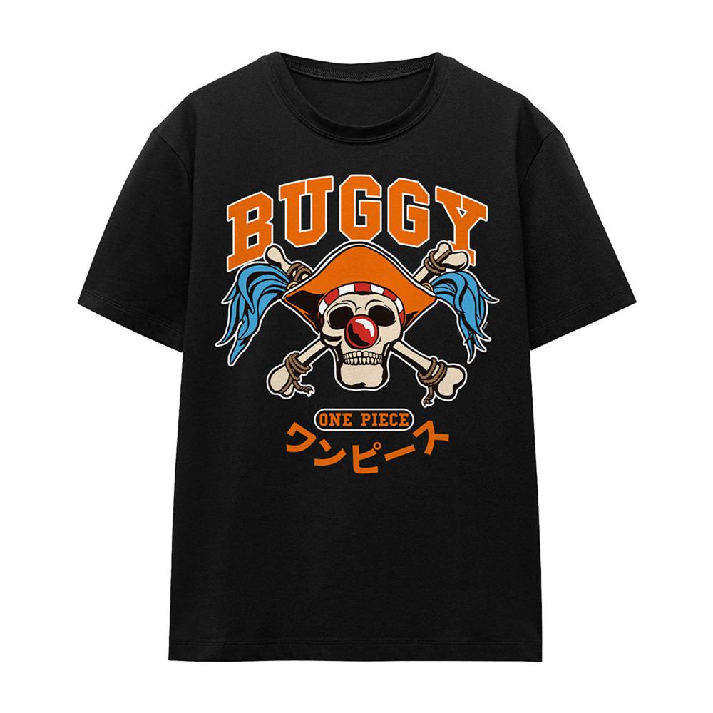 Black - Front - One Piece Womens-Ladies Buggy Skull T-Shirt