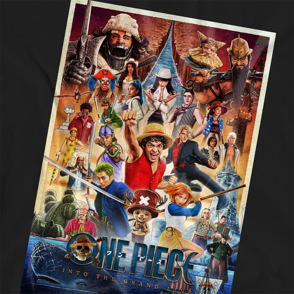 Black - Side - One Piece Womens-Ladies Season 2 Poster T-Shirt