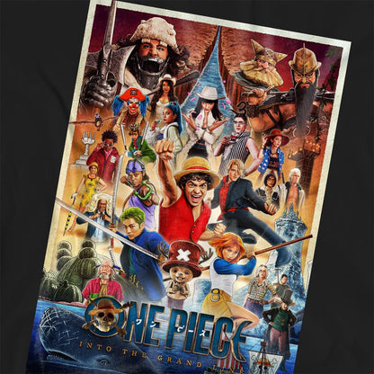 Black - Side - One Piece Womens-Ladies Season 2 Poster T-Shirt