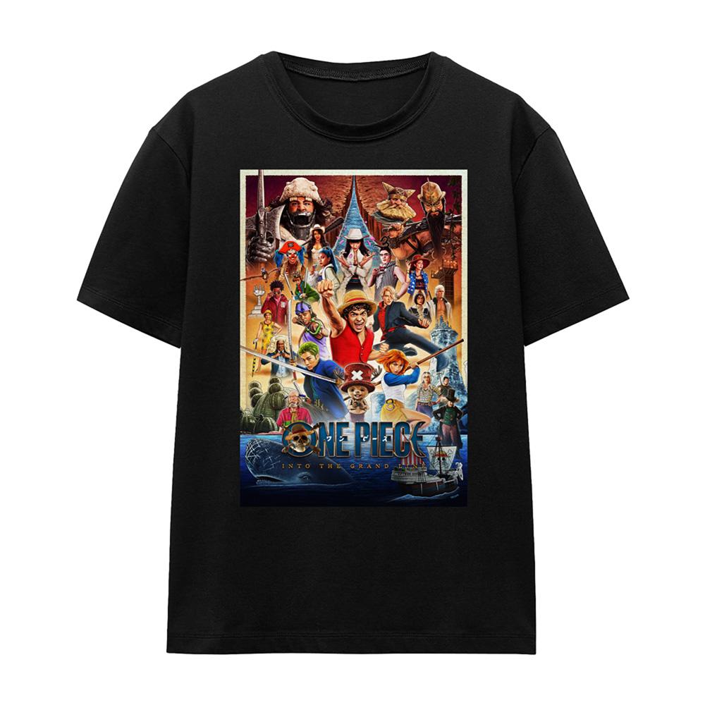 Black - Front - One Piece Womens-Ladies Season 2 Poster T-Shirt