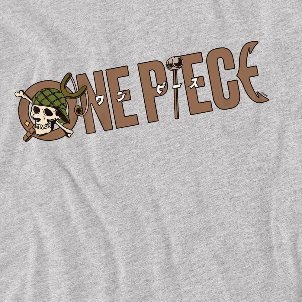 Athletic Heather Heather - Side - One Piece Childrens-Kids Slingshot Usopp Logo Ringspun Cotton T-Shirt