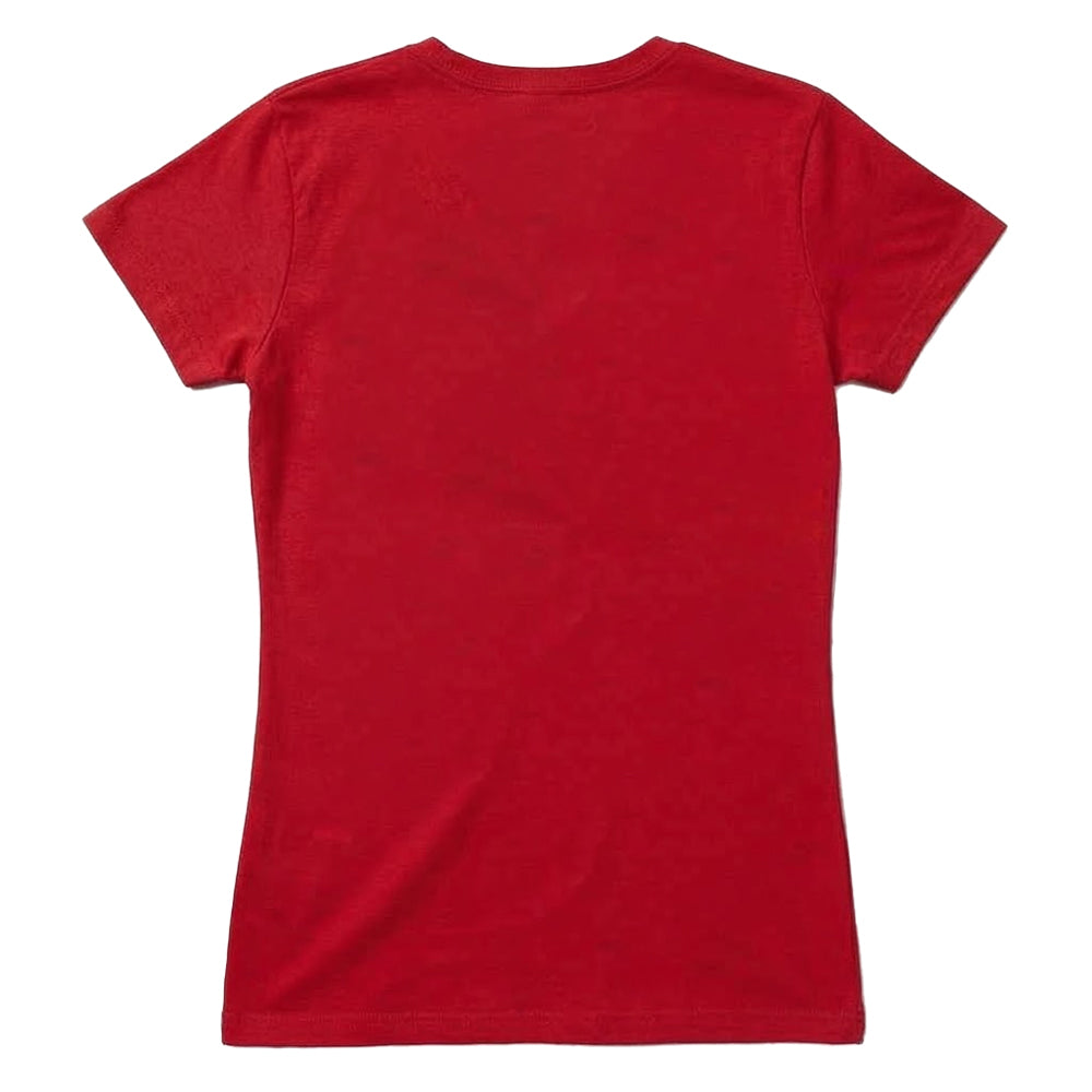 Red - Back - Spider-Man: Brand New Day Womens-Ladies Marvel Icons Fitted Short-Sleeved T-Shirt