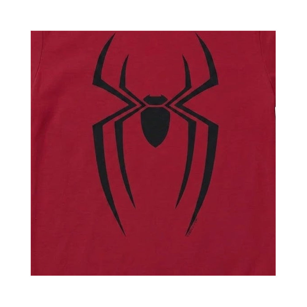 Red - Side - Spider-Man: Brand New Day Womens-Ladies Marvel Icons Fitted Short-Sleeved T-Shirt