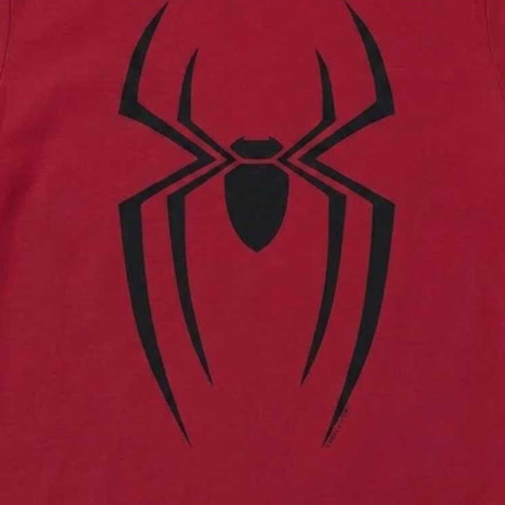 Red - Side - Spider-Man: Brand New Day Womens-Ladies Marvel Icons Fitted Short-Sleeved T-Shirt