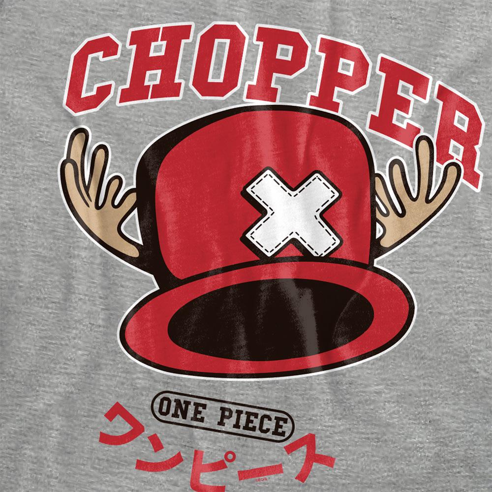 Athletic Heather - Side - One Piece Womens-Ladies Tony Tony Chopper Hat T-Shirt