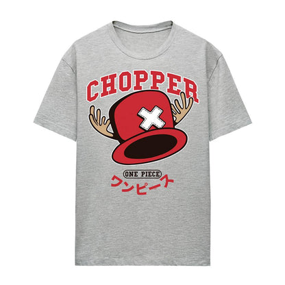 Athletic Heather - Front - One Piece Womens-Ladies Tony Tony Chopper Hat T-Shirt
