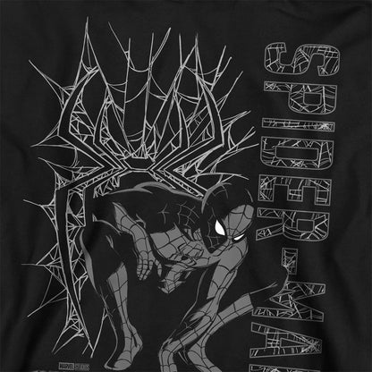 Black - Side - Spider-Man: Brand New Day Unisex Adult Hero Sweatshirt