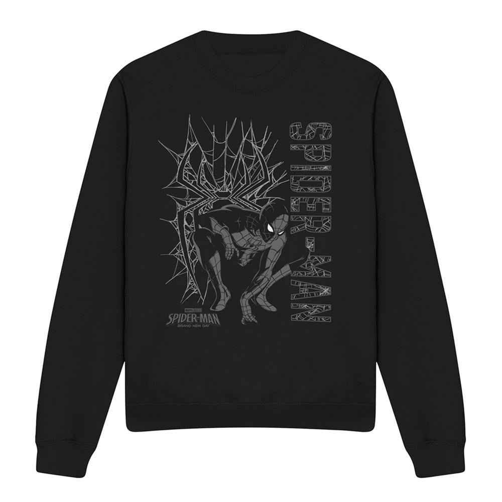 Black - Front - Spider-Man: Brand New Day Unisex Adult Hero Sweatshirt